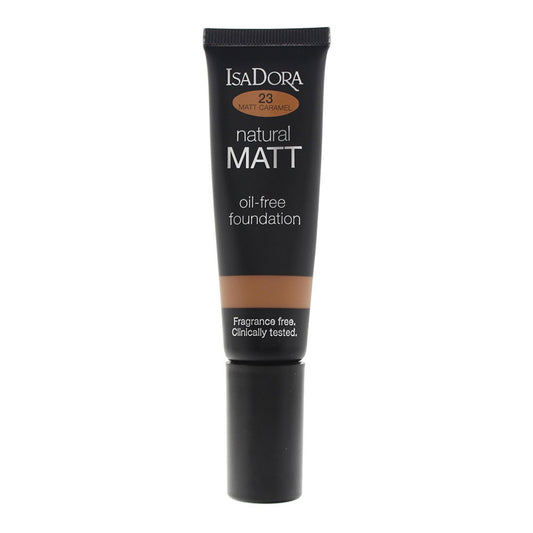 IsaDora, Natural Matt, Oil-Free, Matte, Liquid Foundation, 23, Caramel, 35 ml