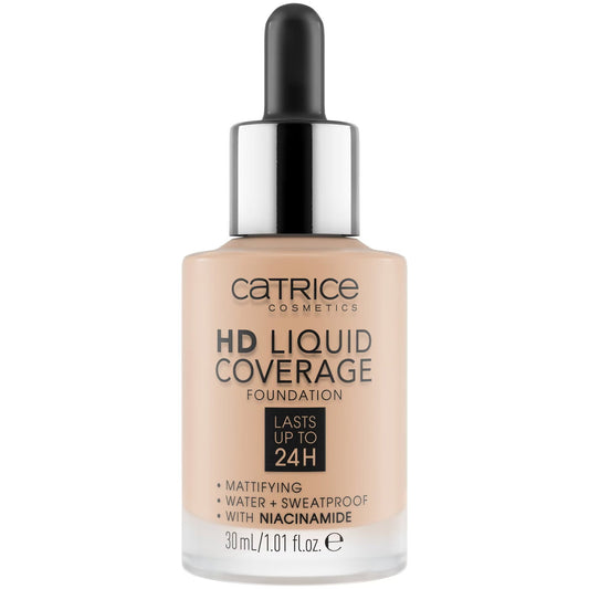 Catrice, HD, Vegan, Matte, Liquid Foundation, 046, Camel Beige, 30 ml