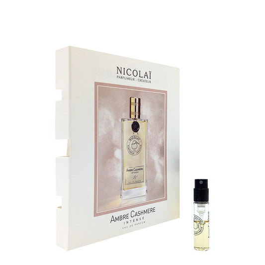 official perfume samples of Nicolai Amber Cashmere Intense fragrance 1.8ml 0.07 oz.